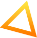 triangle orange -