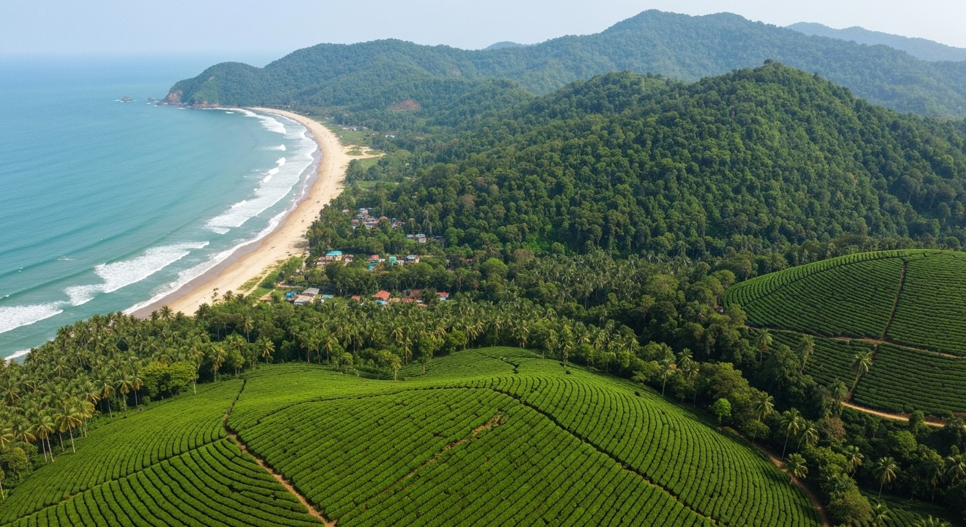 Bangladesh top attractions aerial