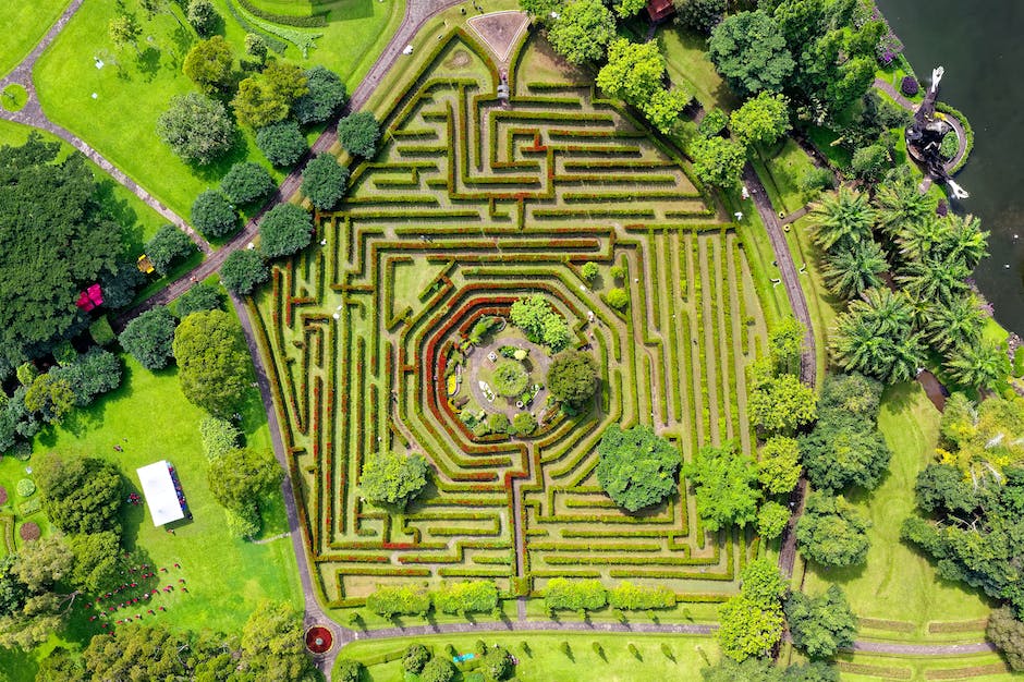 Illustration depicting a maze with ad targeting symbols, representing the complex terrain of ethical ad targeting.